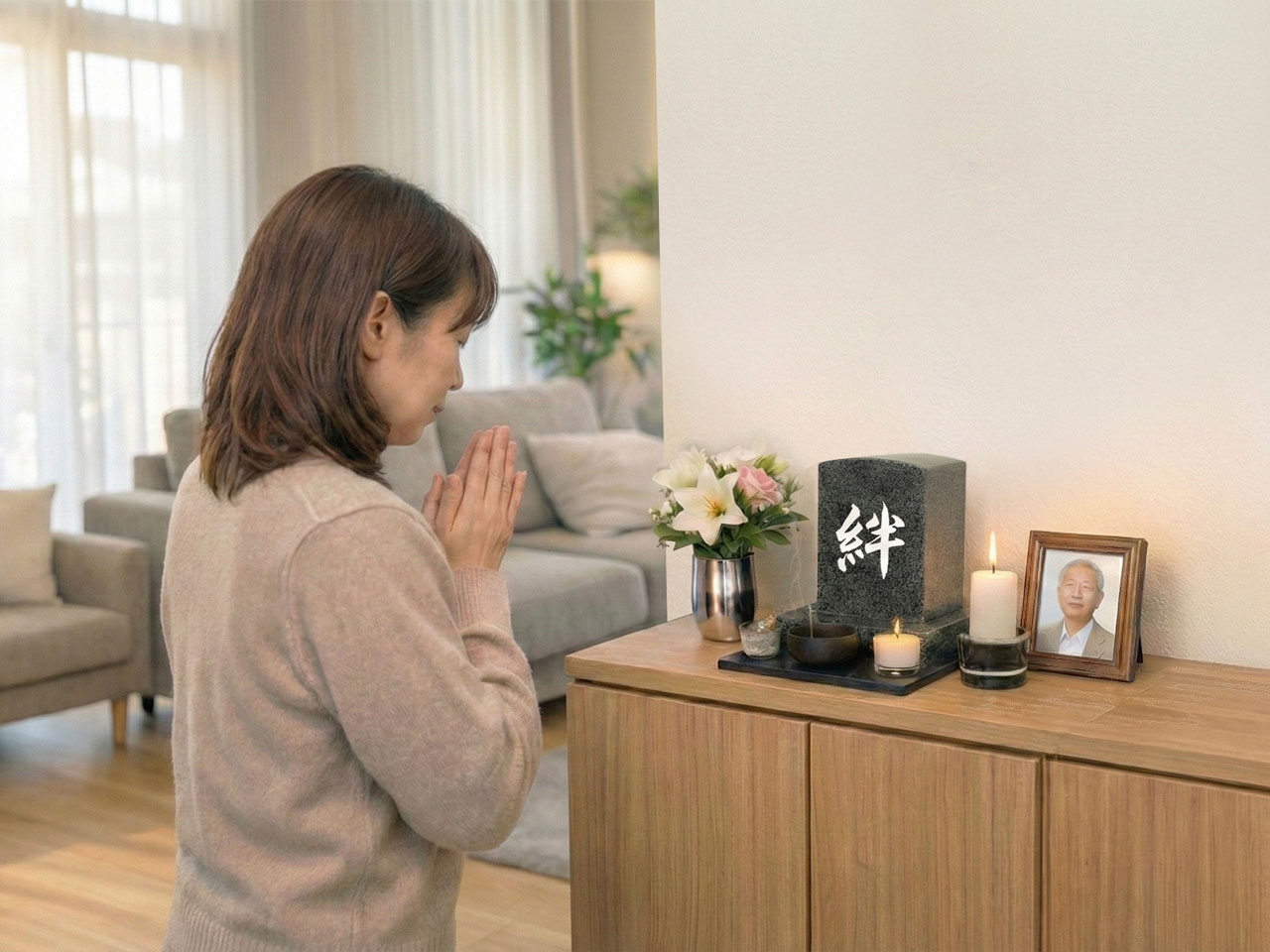 お墓を建てられない方へ。家の中で供養できる新しい選択