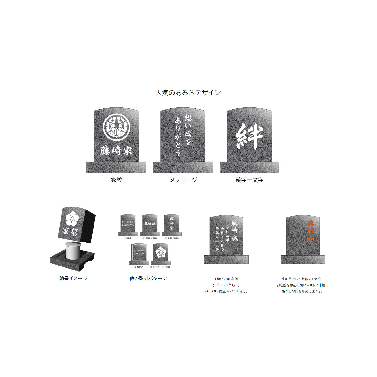 家墓のデザイン