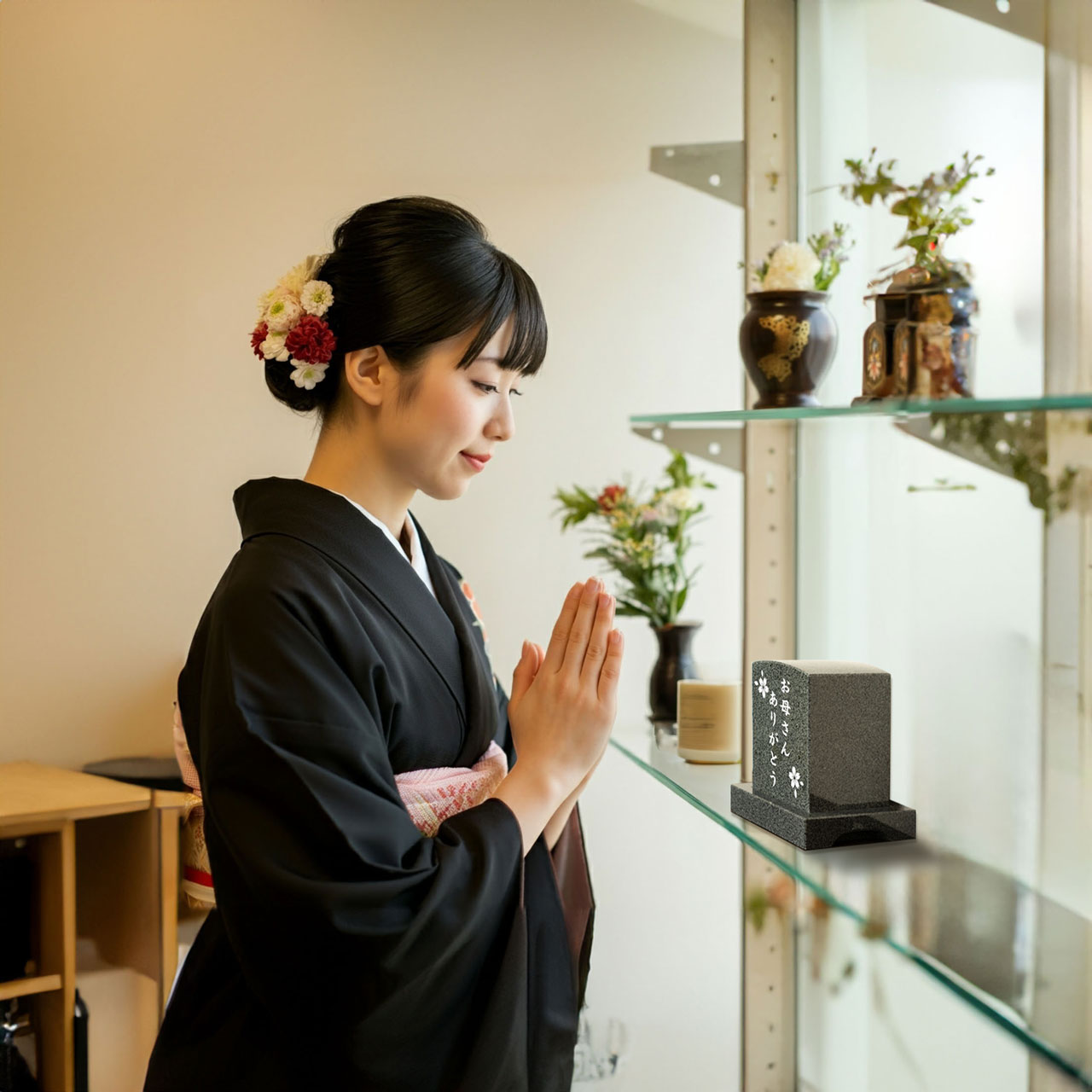 心に寄り添う小さなお墓。京都で家に置けるお墓をご提案