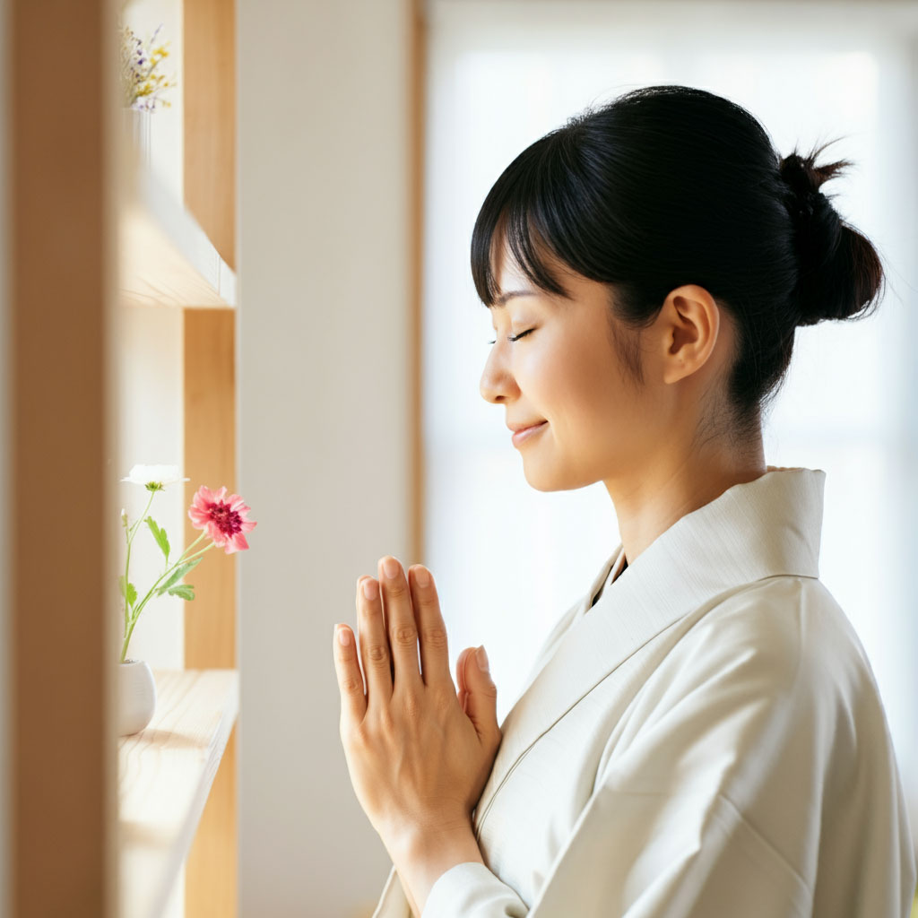 小樽市、雪の日も心もお墓も家に。